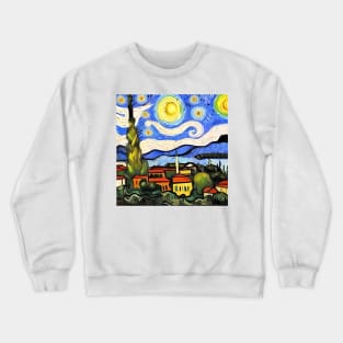 Somewhere in Italy - Van Gogh Style Crewneck Sweatshirt